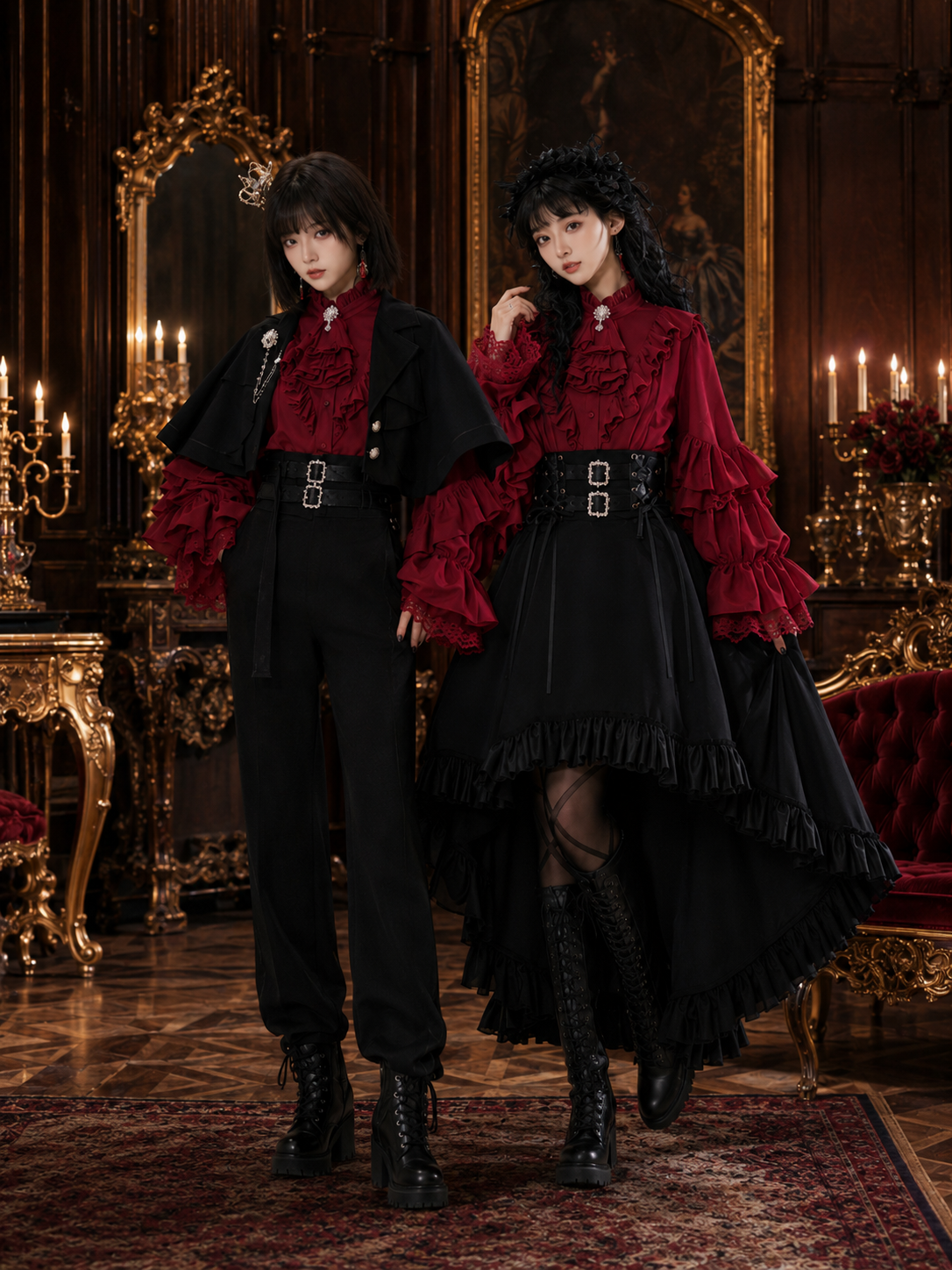 Day and Night Song Ouji Two-Set Outfit - styled model view 06 Day and Night Song Ouji Two-Set Outfit, styled model view 06